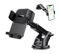 Whnbuij Car Phone Mount | Suction 360 Degree Rotatable - Universal Mount Auto Phone Cradles - for Driving Travel Road Trip Drivers Automotive Vehicle Truck Rv Suv