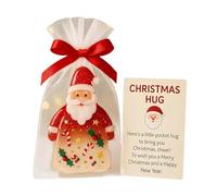 Whnbuij Christmas ,Motivational 2D Acrylic Pocket Santa Keepsake Card - For Teens Adults Home Students Gatherings Work Congratulations