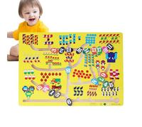 Whnbuij Color Matching Maze,Wood Fine Motor Trainer | Color-Matching Board Maze Game - for Classroom, Living Room, Preschool Boys and Girls