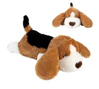 Whnbuij Dog Heartbeat Toy for Puppy - Stuffed Dog Toys,Soft Calming Aid for Pet Relaxation Sleep Companionship Stimulation Enrichment Teething Chewing Crate Training