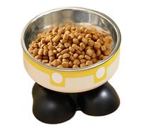 Whnbuij Elevated Cat Bowls | Large Foot Raised Cat Food and Water Bowl,Cute Raised Cat Food and Water Bowl, Anti-Slip Creative Cat Food Bowl for Dry Wet Food, Cat Feeding