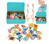 Whnbuij Fishing Game | Fishing Catching Sensory Game | Interactive Fine Motor Skill Toys, Educational Homeschool Supplies for Parent-Child Interaction Sensory Play