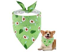 Whnbuij Fruit Dog Bandana | Dog Scarf Triangle Bibs | Cartoon Dog Triangle Bib, Fruit Print Pet Neckerchief for Pet, Dog, Large Dog
