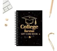 Whnbuij Graduation Card Holder Book 2026, Handmade Survival Guide - Graduation Card Holder | For College Dormitory High School Birthday Graduate Students