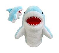 Whnbuij Hand Puppets for Kids,Plush Shark Toy with Moveable Mouth | Soft Animal Head Toys - for Home Party School Classroom Playroom Daycare Theater