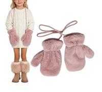 Whnbuij Kids Winter Mittens - Cold Weather Soft Protector,Outdoor Snow Play Mittens All-Finger,for Boys Preschoolers 1-10 Years Old Yard Backyard Skating Skiing School