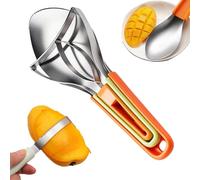 Whnbuij Manual Slicer for - Elegant Mango, Stylish, Non-Slip Utensil with Serrated Blade from Kitchen Watermelon Melon Avocado Slicer | Multipurpose Outdoor Indoor Utility