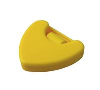 Whnbuij Plektrum Triangular Guitar Organizer Ukulelen-Pick Paste Holder Stand Deck Multi-purpose Standing, Large Triangular Pick Box, Color Randomly Distributed, riferimento alla descrizione