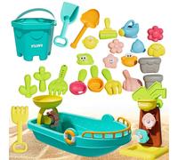 Whnbuij Sandpit Set - 25 Pieces Fun Exploration and Digging | Beach Games Especially Suitable for Outdoor, Pool, Water, Swimming, Diving, Summer Holidays, Family