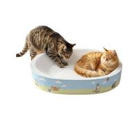Whnbuij Scratching Post for Cats in Cardboard - Scratch-Resistant Toy that Does Not Lose Fragments Protect Furniture and Sofas from Nails of All Sizes, Indoor Use, Environmental Enrichment