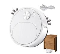 Whnbuij Sweeping Robot Mop - 3in1 Ultra Thin Auto Vacuum Cleaner, Robotic Anti Fall Cleaner | Mute Robot Mop With Obstacle Avoidance System, Usb Charging for Home Bedroom Living Room Hotel