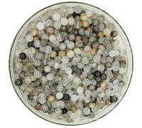 WHNKFB 10mm Natural Undyed Green Phantom Quartz Beads Loose Gemstones for Jewellery Making Crafts Spiritual Growth and Wealth Manifestation Crystal Beads with Elastic