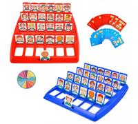 Who Am I Game, Guess Who Game, 2 Boards, 96 Character and Animal Cards, Penalty Spinner, Storage Bag, 2 Player Deduction, Social Gatherings, Party Game, Travel Friendly, Classic Guessing