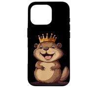 Who beats this Funny Beaver with Crown for Adults and Kids Case for iPhone 16 Pro
