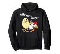 Who Came First... The Chicken or The Egg? - (Funny T-Shirt) Pullover Hoodie