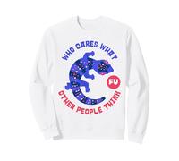 Who Cares What Other People Think (Gecko Graphic) Sweatshirt