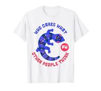 Who Cares What Other People Think (Gecko Graphic) T-Shirt