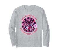 Who Cares What Other People Think (Snake Graphic) Long Sleeve T-Shirt
