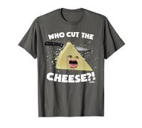 Who Cut the Cheese? - Food Pun Joke T-Shirt T-Shirt