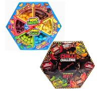 Who Dares Yummy or Yucky & Chilli Challenge Party Game Set - Jelly Bean & Chilli Sweets Dare Challenge - Fun Reactions Game for Family, Friends, BBQs, Game Nights & Christmas Parties