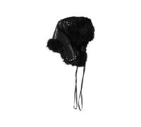 Who Decides War studded trapper hat - Black One Size