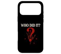Who Did It? Murder Mystery Dinner Crime Scene Party Case for iPhone 17 Pro Max