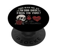 Who Did This To You Trope Dark Romance Reader Bookish Merch PopSockets Adhesive PopGrip