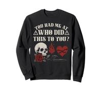 Who Did This To You Trope Dark Romance Reader Bookish Merch Sweatshirt