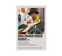 Who Framed Roger Rabbit Movie Poster Canvas Poster Wall Art Decor Print Picture Paintings for Living Room Bedroom Decoration Unframe: 12x18inch(30x45cm)