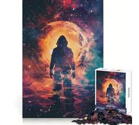 Who Galaxy Silhouette 1000 Pieces Jigsaw Puzzles for Teenagers Think Training Mindful Escape Defined Edges Seasonal Gift (38x52cm)