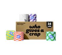 Who Gives A Crap Classic Soft Double Length Toilet Roll, 3 ply, 16 Pack