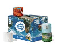 Who Gives A Crap Extra Soft Double Length Toilet Roll (Earth Limited Edition), 3 ply, 12 Pack