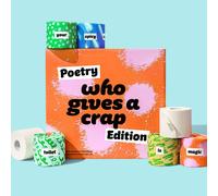 Who Gives A Crap | Poetry Limited Edition 100% Bamboo Toilet Paper, 48 Rolls, 370 Sheets, Renewable & Sustainable Bamboo, Soft & Strong, Tree Free