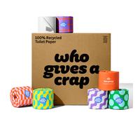 Who Gives a Crap Recycled Double Length Toilet Tissue - 48 Rolls