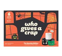 Who Gives a Crap The Spooky Halloween Limited Edition Extra Soft Bamboo Toilet Tissue - 6 Mega Rolls