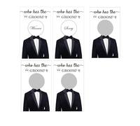 Who Has The Groom Game Scratch Off Cards 30 Pcs Wedding Groom Shower Scratch Off Game Cards Tickets Bridal Shower Party Favors Card 30 Pcs Off Games for Wedding Party Games