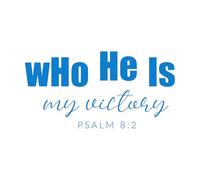 who he is My Victory Wall Decals PVC 54.4x105.8cm Do not Damage The Wall Surface Blue
