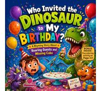 Who Invited the Dinosaur to My Birthday?: A Rhyming Story About Roaring Guests, Missing Cake, and an Unforgettable Birthday Adventure