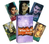 Who Is It Oracle Cards, 78-Card Deck, Mystical Party Game, Physical Description Reading Cards