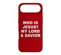 Who is JESUS? My LORD & Savior - Christian Faith Baptism RED Case for iPhone Air
