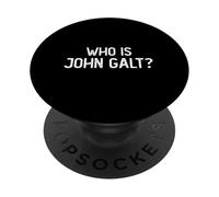 Who Is John Galt Libertarian and Book Quote PopSockets Adhesive PopGrip