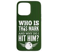 Who is Mark and Why Do I Have to Hit Him Funny Bowling Case for iPhone 15 Pro Max