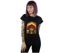 Who Is The Red Hulk Cotton T-Shirt Marvel Black XXL