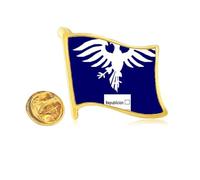who keep ameusa eagle Golden Metal Flag Lapel Pin Badge