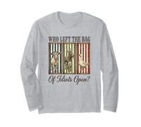 Who Left The Bag of Idiots Open Donkey Long Sleeve T-Shirt