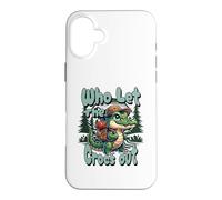 Who Let The Crocs Out Hiking Backpack Gator Croc Trekking Case for iPhone 16 Plus