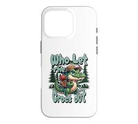 Who Let The Crocs Out Hiking Backpack Gator Croc Trekking Case for iPhone 16 Pro