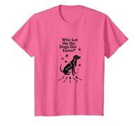 Who Let The Dogs Get Eaten? They're Eating The Dogs T-Shirt, Kids, Pink Heather, 3 Years