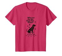 Who Let The Dogs Get Eaten? They're Eating The Dogs T-Shirt, Kids, Red Heather, 2 Years