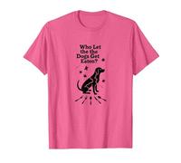Who Let The Dogs Get Eaten? They're Eating The Dogs T-Shirt, Men, Pink Heather, S